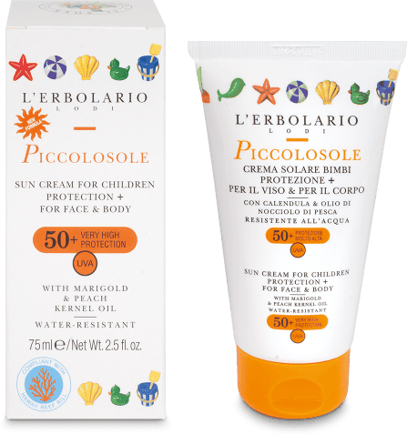 L'Erbolario Piccolosole Children's Sun Cream SPF 50+ 75 ml SPF 50+