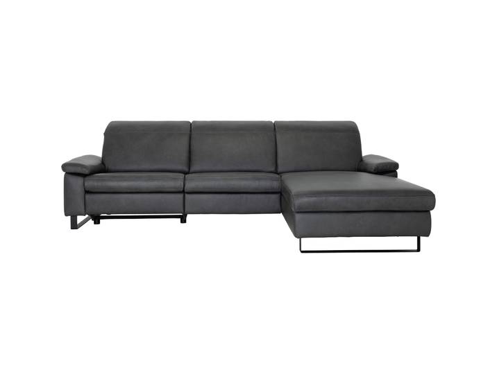 Relaxsofa Move Leder Grau B 274 T 185 cm - Möbel Konfigurator: Traummöbel individuell zusammenstellen
