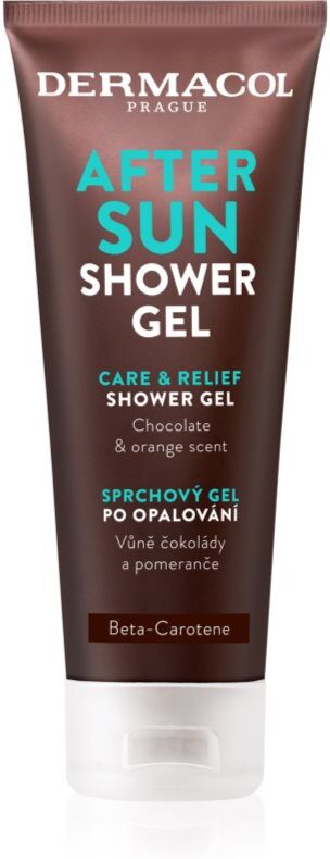 Dermacol After Sun Duschgel für die Zeit nach dem Sonnenbad Schokolade und Orange 250 ml