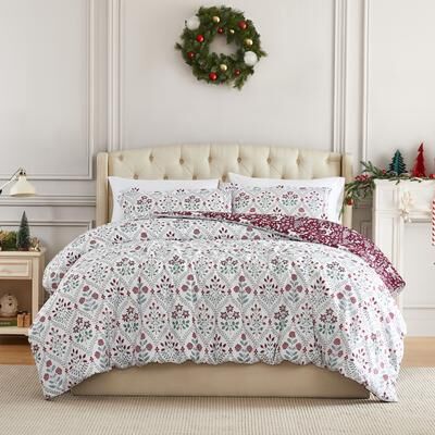 Southshore Fine Linens Holiday Harmony 3-piece Duvet Cover Set