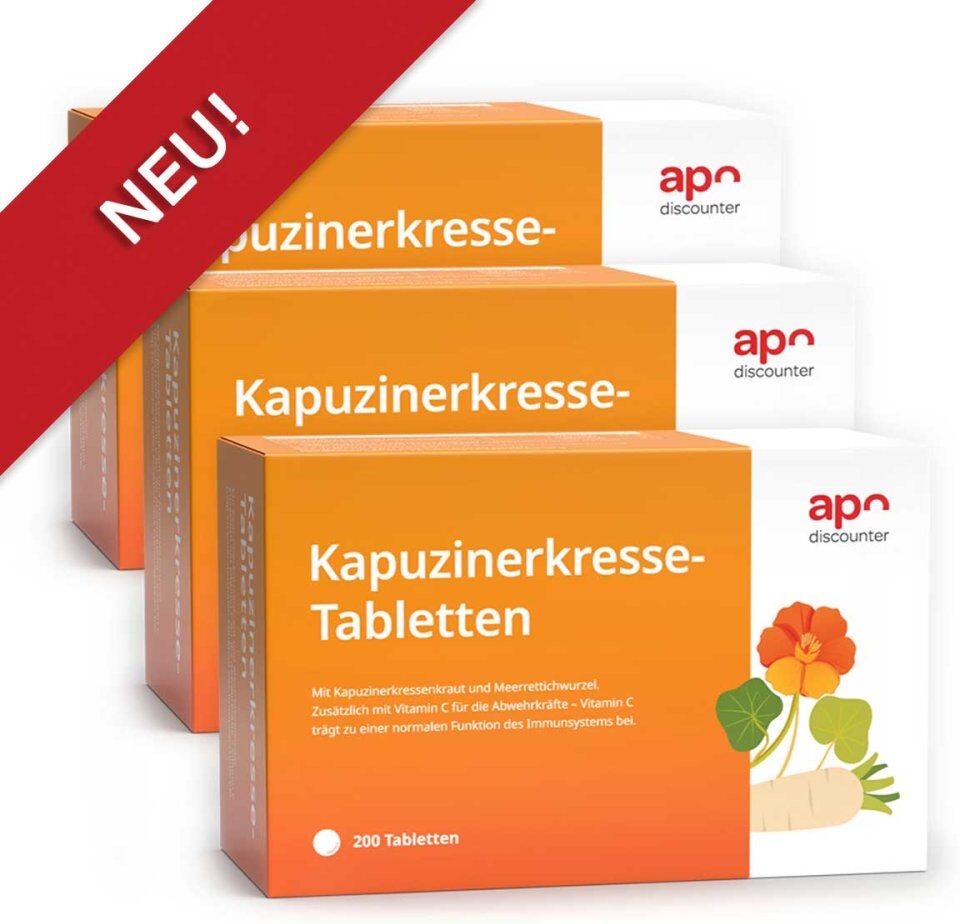 Kapuzinerkresse Tabletten von apodiscounter