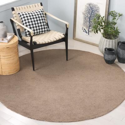 SAFAVIEH Hand-Tufted Natural Fiber Ferihan Casual Jute Rug