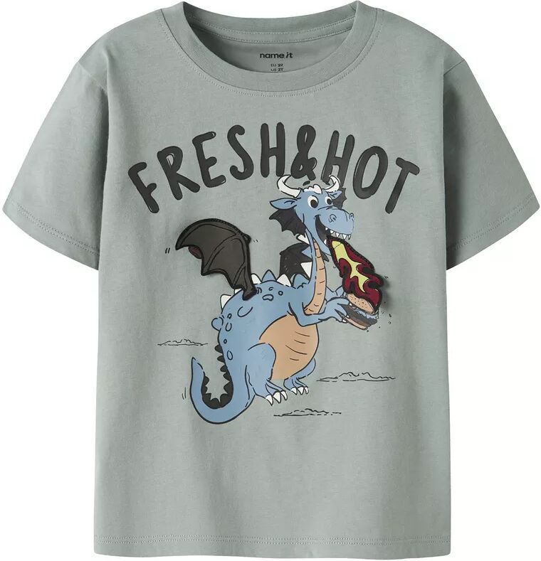 Name It - T-Shirt, 110, Pastellgrün