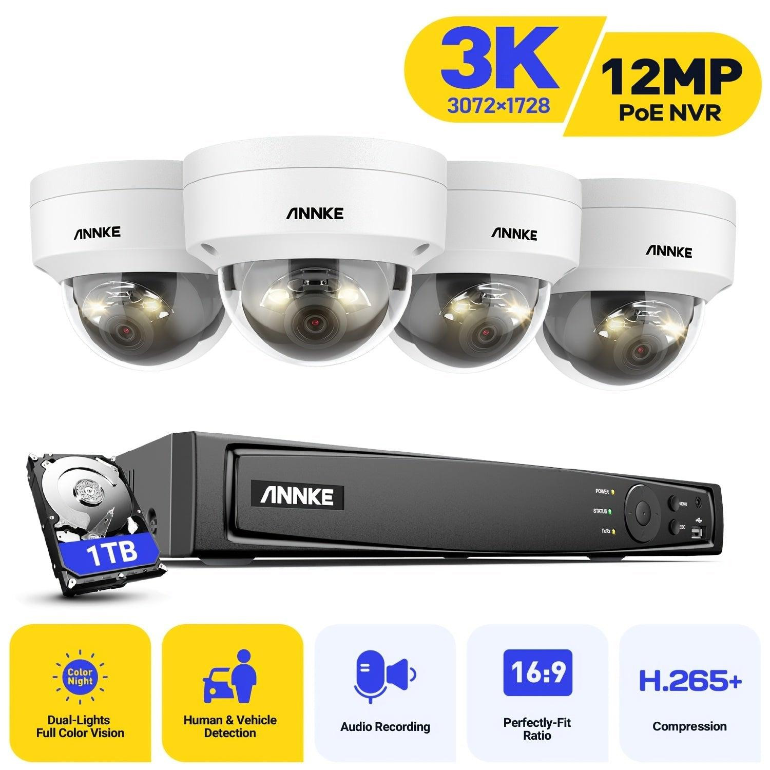 Selius Dome Beveiligingscamera met 1TB Opslag