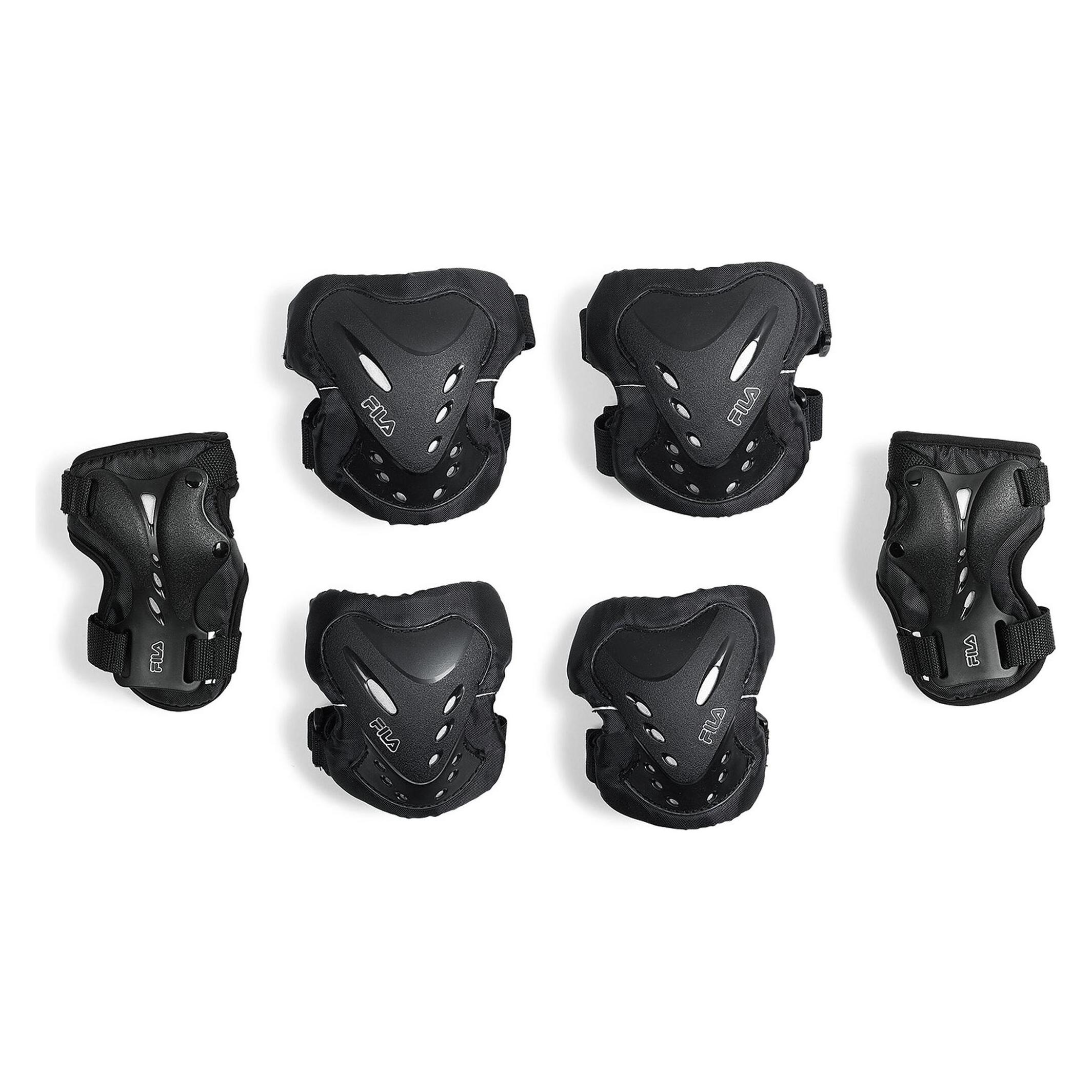 FILA FS Ochr FP MEN GEARS blk/silv S (S, Ellbogenschoner, Handgelenkschoner, Knieschoner) (60750902S)