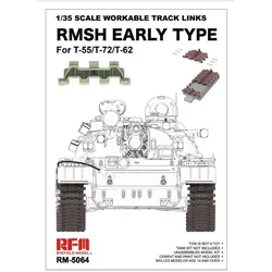 Rye Field Model 1/35 Scale Workable Track Links RMSH Early Type For T-55/72/62