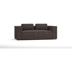 2-SITZER-SOFA Nova Dunkelbraun Cord
