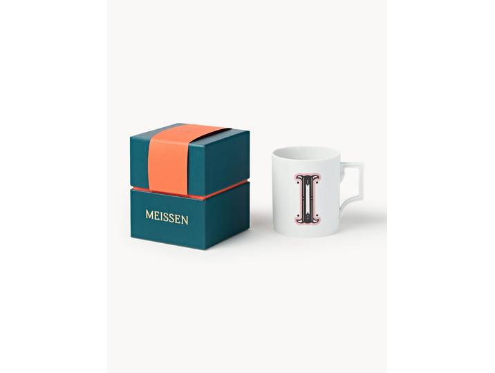 Westwing x MEISSEN, Mug artisanal avec motif décoratif Initials