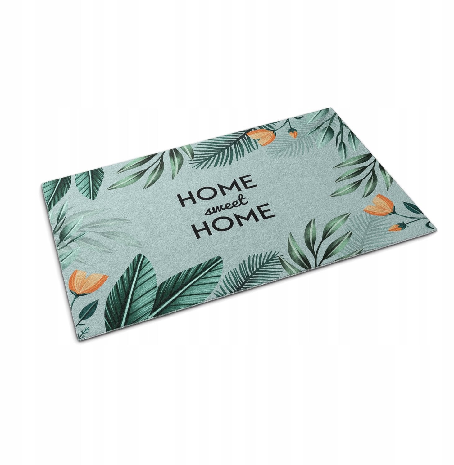 Decoratieve Deurmat Home Sweet Home - Groen - 90 x 60 cm