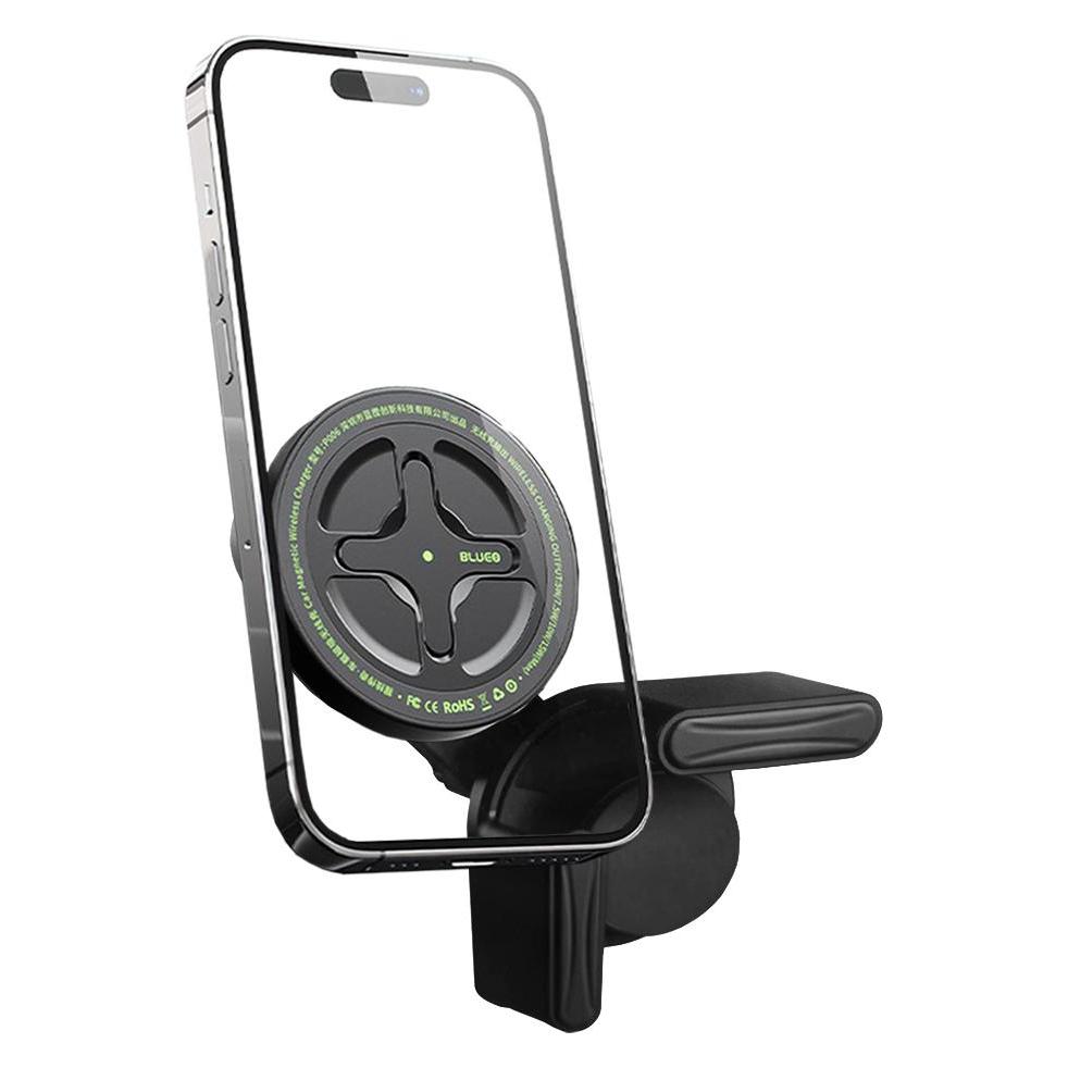 BlueO - Ape Legend Car Holder with Wireless Charging - for EV Car, Type-C, 15W, 360 Rotation - Black (60420674)