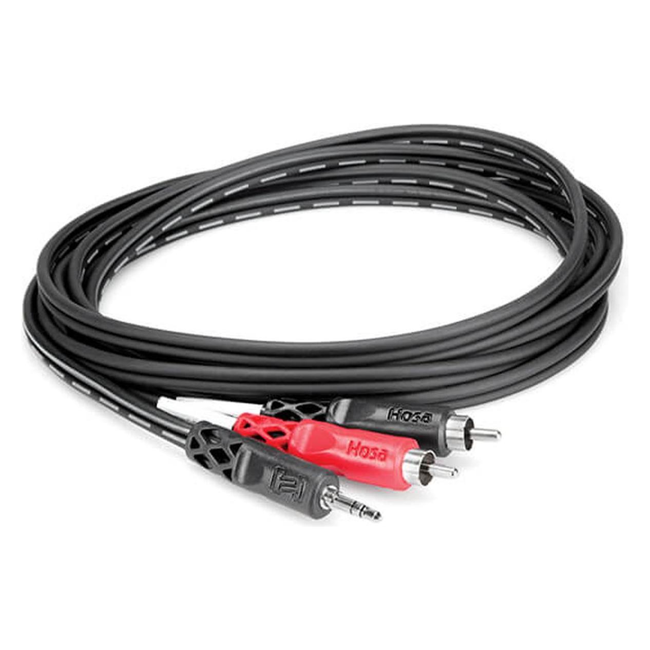 Hosa CMR-206 Stereo Breakout 3.5mm TRS To Dual RCA 6 FT (1.83 m, AUX Kabel, Cinch Kabel) (54680239)