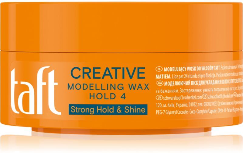 Schwarzkopf Taft Creative cire sculptante fixation et forme 75 ml