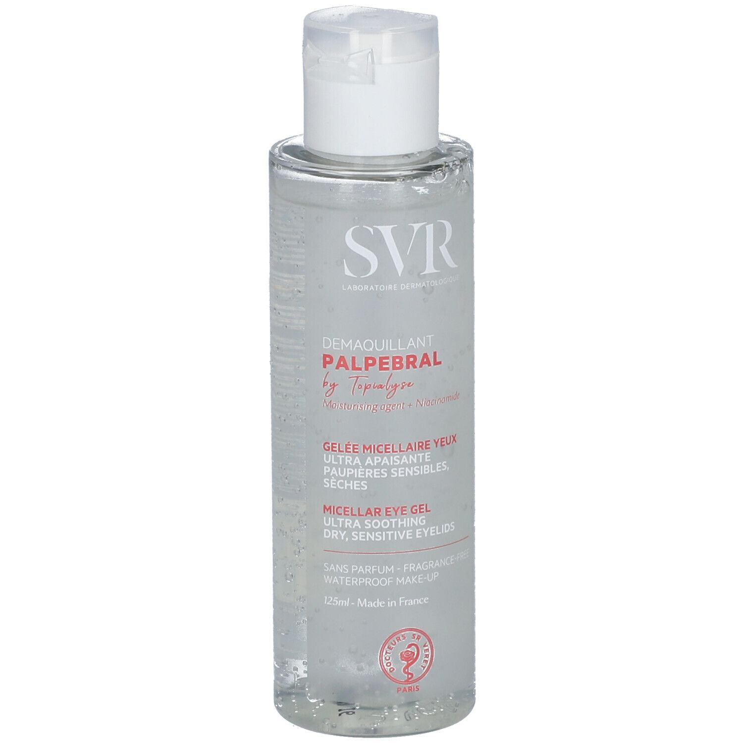 SVR Palpebral Demaquillant by Topialyse Micellaire Gel Ogen 125 ml Creme