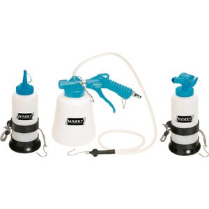Hazet Bremsenentlüftungsgerät 4969-1/3, mit Druckluft, für Bremsensystem, mit Entlüftungsnippel, 1 Liter