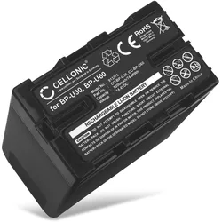 Cellonic Akku für Sony PMW-300K2, PXW-Z190, PXW-FS7, PXW-Z280, PXW-FX9, PXW-FS5 (Kamera Akku), Kamera Stromversorgung, Schwarz