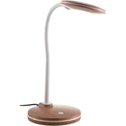Nino Leuchten, Tischlampe, Carmen 52290146 LEDTischleuchte holzoptik 3,2W