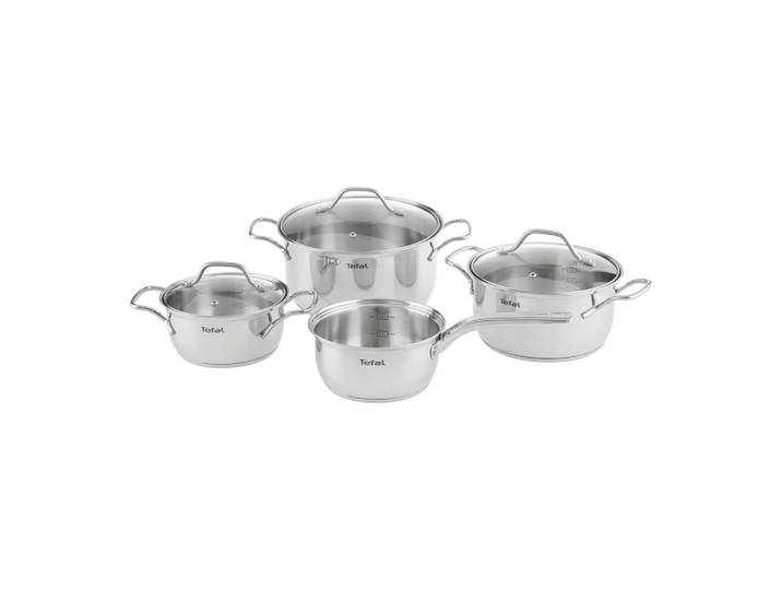 Kochtopfset Tefal-Intuition Edelstahlfarben, 7-tlg.