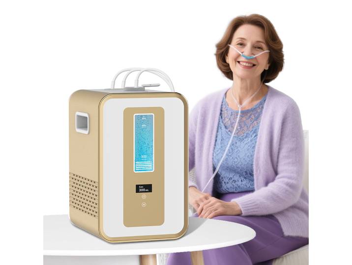 Générateur d'eau hydrogénée Cawolo 300 ml, machine d'inhalation d'hydrogène H2 O2 HHO, inhalateur d'hydrogène à double sortie, dispositif respiratoire