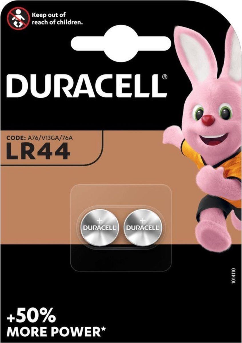 Duracell LR44 Alkalinebatterij met Duralock Power Preserve