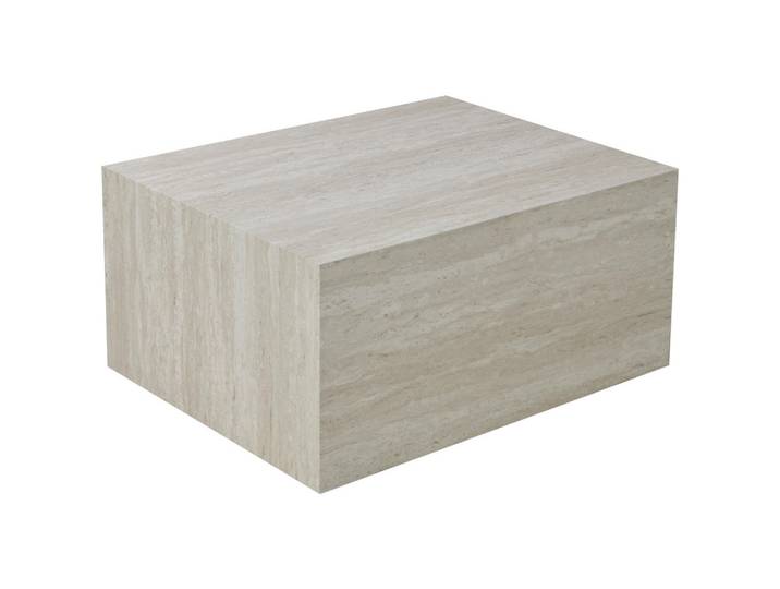 Carryhome Couchtisch, Hellgrau, rechteckig, 60x38x80 cm, Wohnzimmer, Wohnzimmertische, Couchtische
