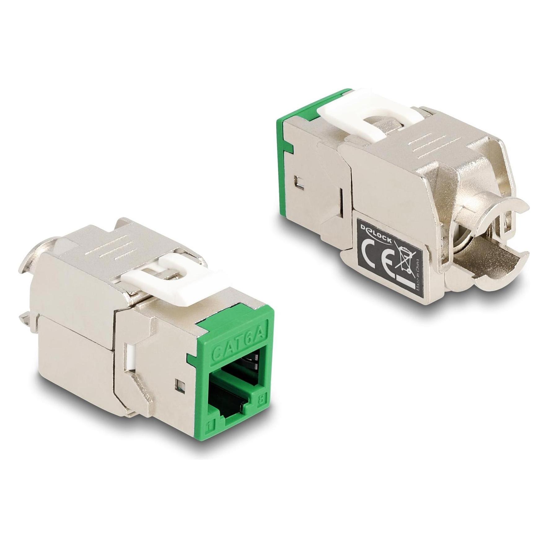 Delock Keystone Modul RJ45 Buchse zu LSA Cat.6A (Keystone Modul) (87896)