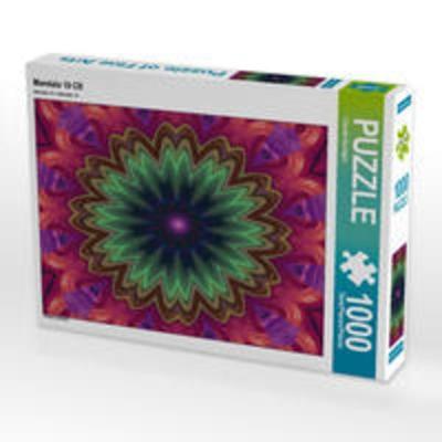 CALVENDO Puzzle Mandala 10 CB 1000 Teile Lege-Größe 64 x 48 cm Foto-Puzzle Bild von Claudia Burlager
