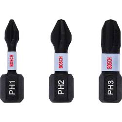 Bosch Accessories Bosch Power Tools 2608522470 Kreuzschlitz-Bit 3teilig Kreuzschlitz Phillips Torsionszone