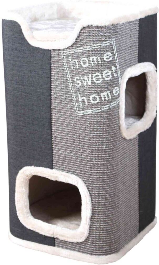 TRIXIE Cat Tower Jorge, 78 cm, anthrazit / lichtgrau / grau