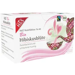 H&S Bio Hibiskusblüte Filterbeutel 20X1,75 g