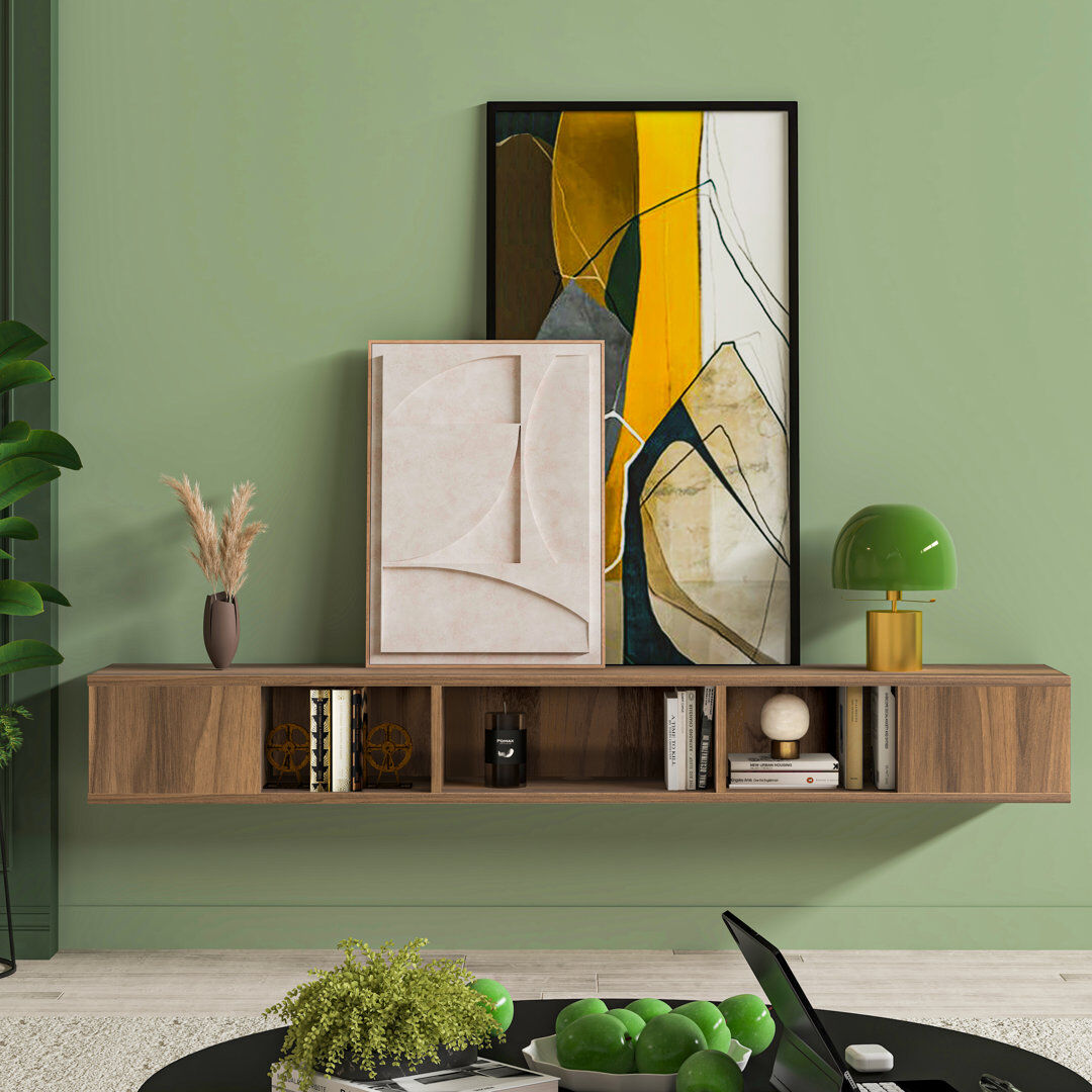 Latitude Run TV Stand for TVs up to 78" Espresso Wood;Dark Brown Wood;Brown Wood 78"