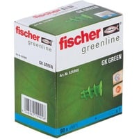 Gipskartondübel GK GREEN grün, 90 Stück