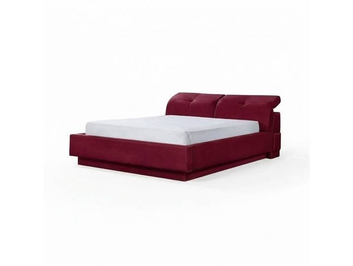 Xlmoebel Polsterbett Doppelbett aus Holz 160x200 für Schlafzimmer Möbel (Doppelbett 160x200), Made in Europa