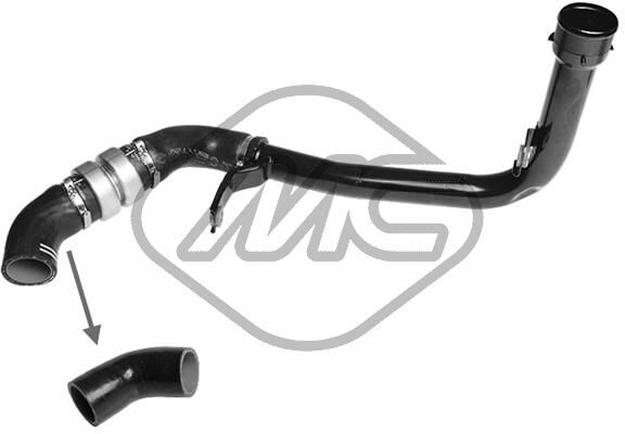 Metalcaucho Ladeluftschlauch 99139 Für Fiat Citroën/peugeot