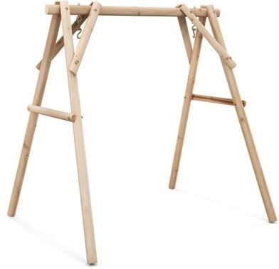 Costway Heavy Duty Wooden Swing Frame with Reinforced Bars