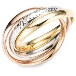 GOLDRAUSCH Roll-Ring poliert/tricolor mind. 1,8g Gold 585