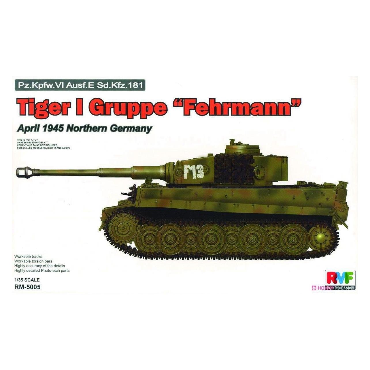 Rye Field Model Tiger I Gruppe "Fehrmann" April 1945 (RM-5005)