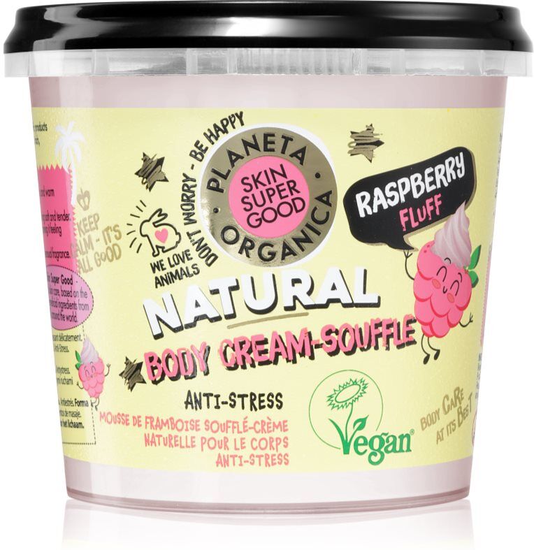 Organic Shop Skin Super Good Raspberry Fluff soufflé pour le corps 360 ml