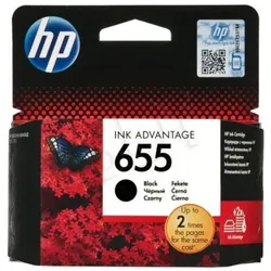 HP, Druckerpatrone, Tusz 655 Black (CZ109AE)