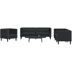 vidaXL, Sofa + Bettsofa, Malinas (Sessel + 2-Sitzer + 3-Sitzer) (2-Sitzer, 3-Sitzer, Polstergruppe)