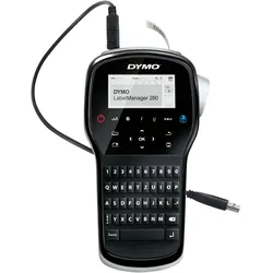 Dymo LabelManager 280, Beschriftungsgerät, Schwarz, Silber