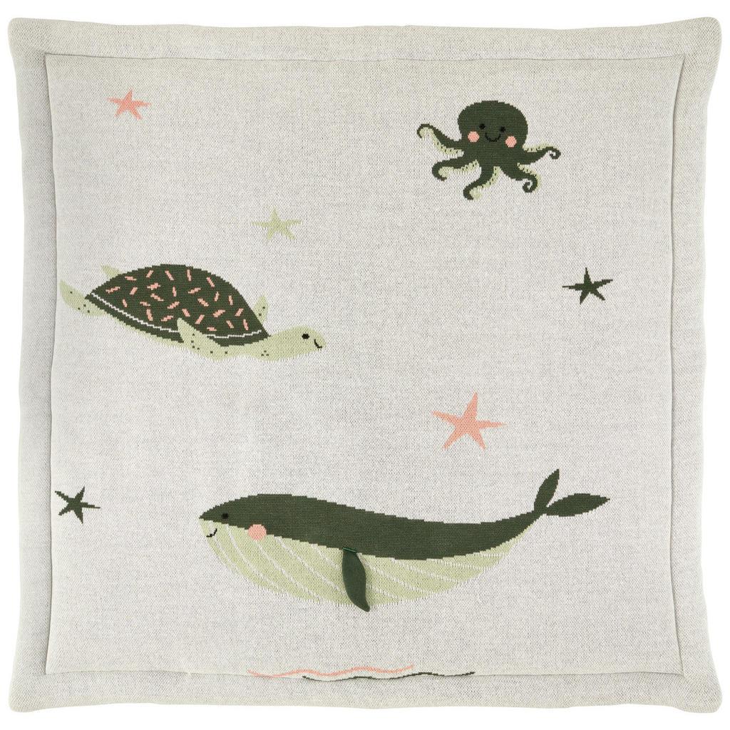 Avelia Krabbeldecke , Grün , Textil , Tier , Füllung: Polyester,Polyester , 100x100 cm , Oeko-Tex® Made IN Green, Global Recycled Standard (Grs) , pflegeleicht, bio , Schlafen, Kuscheln & Schlafen, Krabbeldecken