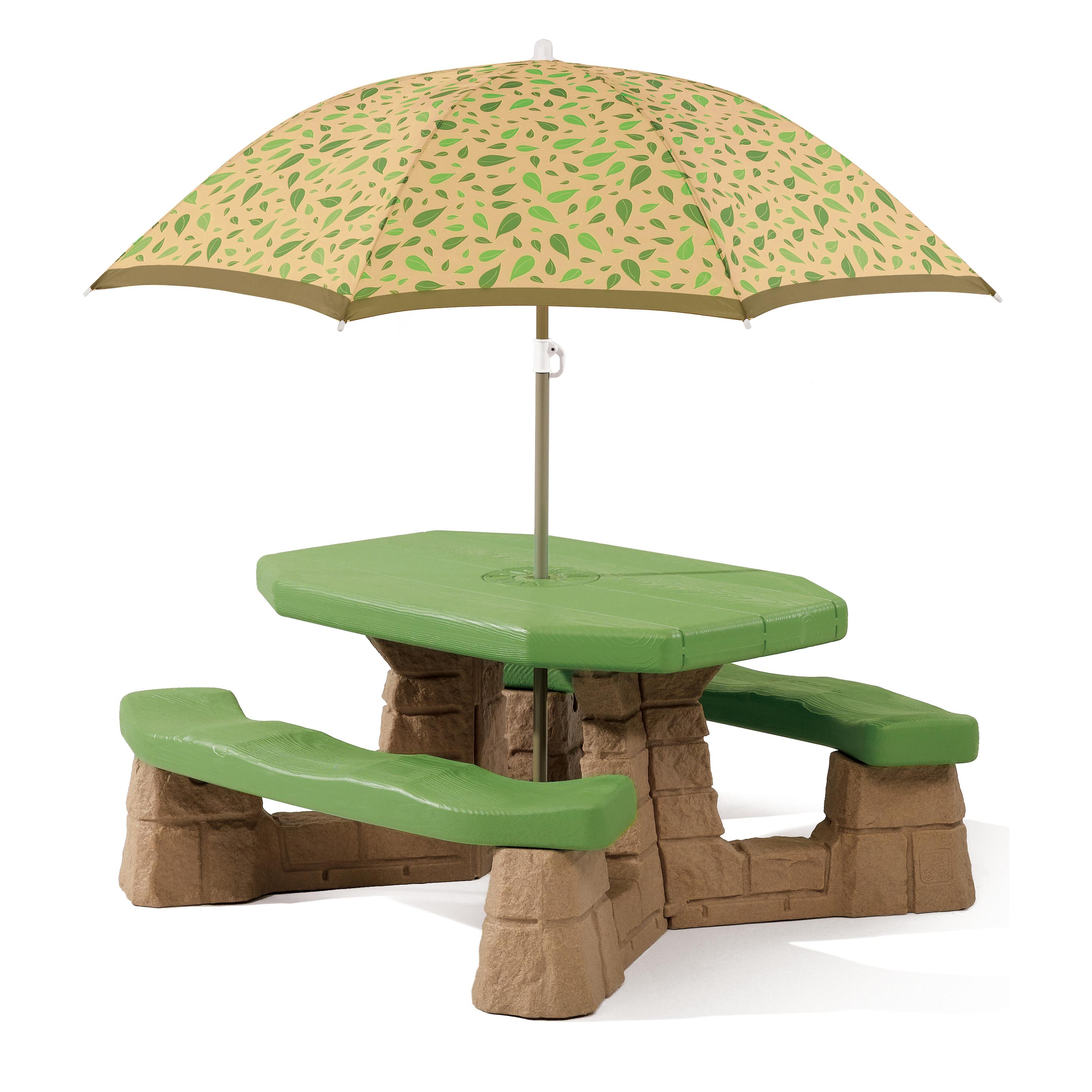 Step2 Naturally Playful Picnic Table With Umbrella (787700)