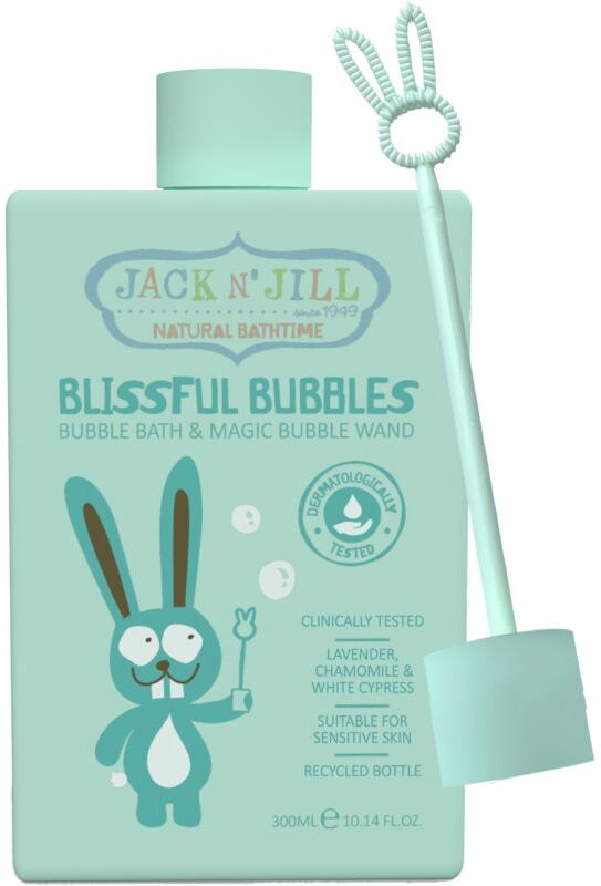 Jack N’ Jill Natural Bathtime Blissful Bubbles bain moussant avec un pistolet à bulles 300 ml
