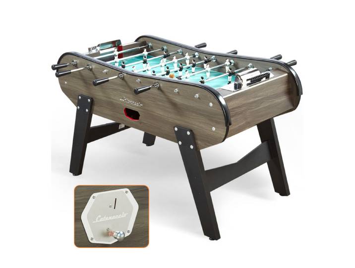 Baby foot de bar en bois Gris Taupe