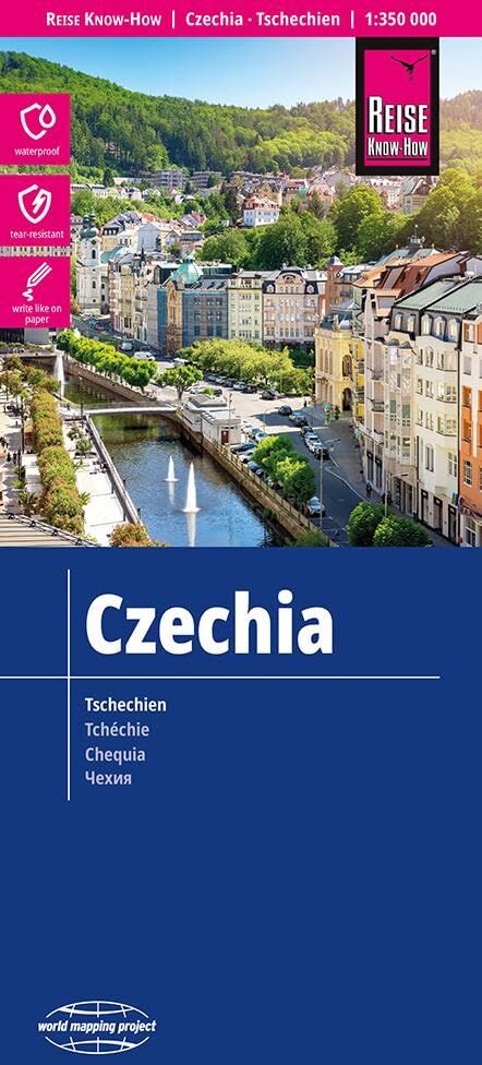 Reise Know-How Tschechien / Czechia (1:350.000): reiß- und wasserfest (world mapping project) - Preis vom 11.10.2026 03:10:56 h