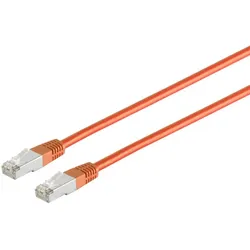 Patchkabel Cat. 5E, SF/UTP, orange, 50m