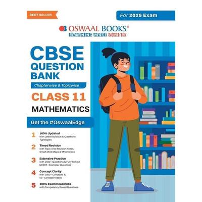 Oswaal CBSE Question Bank Class 11 Mathematics, Chapterwise and Topicwise Solved Papers For 2025 Exams, Taschenbuch von Oswaal Editorial Board, Oswaal