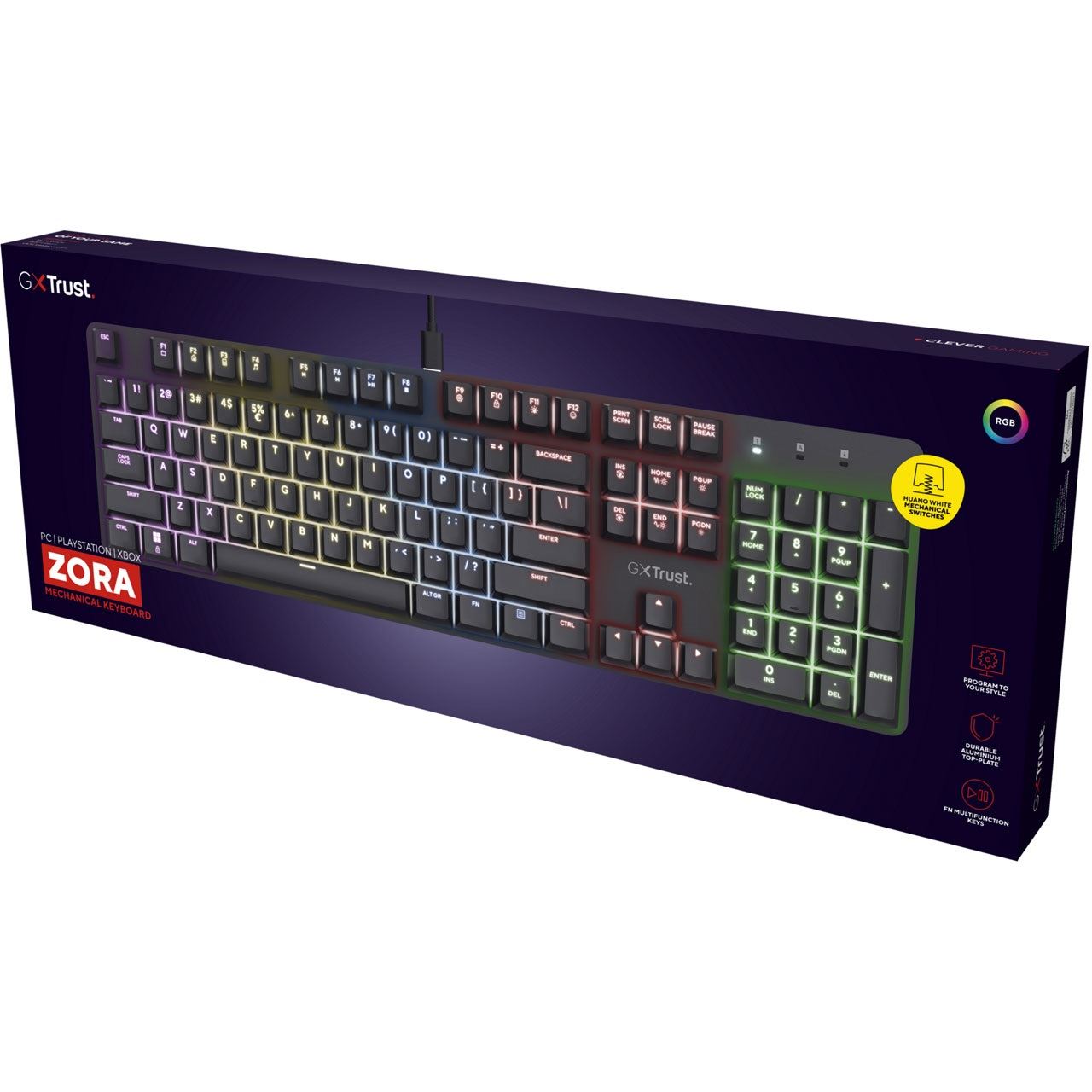 Trust GXT871 ZORA MECHANICAL KEYBOARD DE