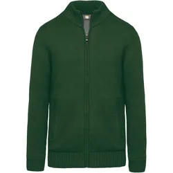 Kariban,  Fleece-gefütterte Strickjacke (XL)