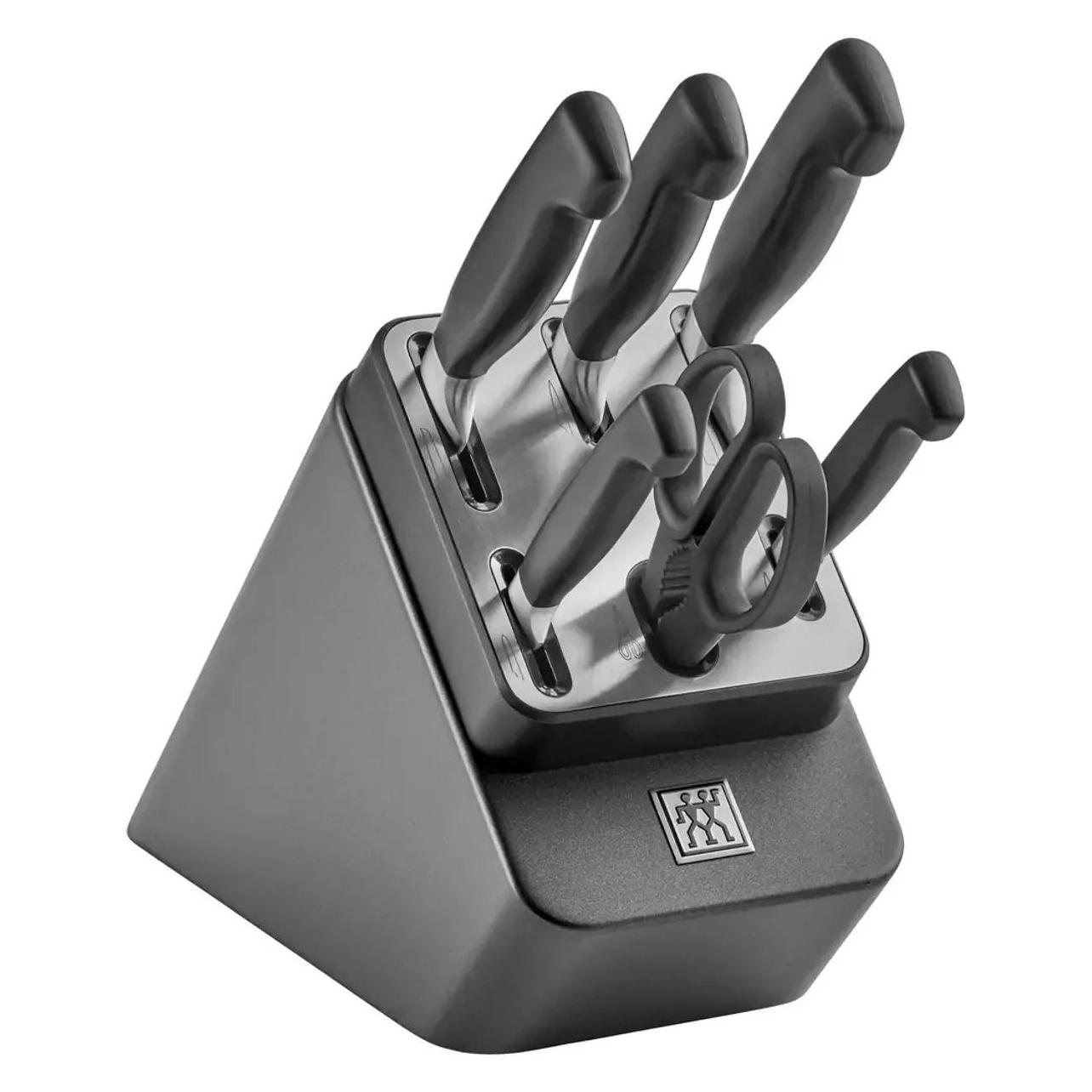 Zwilling 7tlg. Four Star Selbstschärfender Messerblock (1027272)